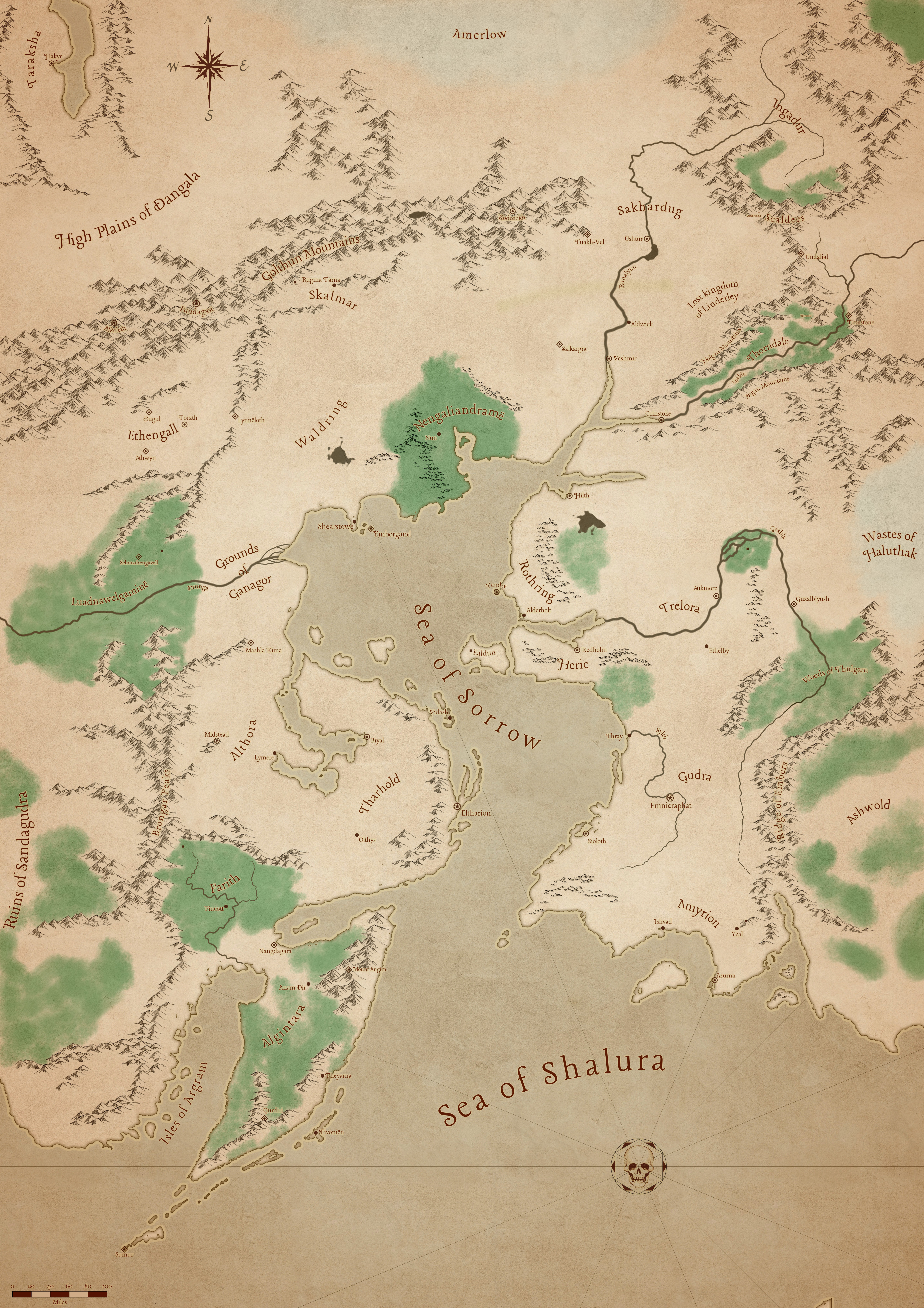 Map of Tharagon